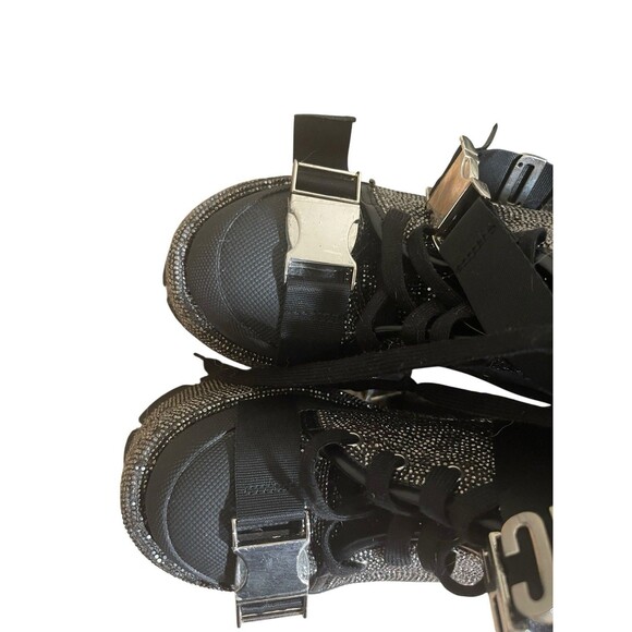 Dolls Kill, Baddie Mentality Size 7 Rhinestone Boots Says “Bad Bleep”￼ - Picture 7 of 12